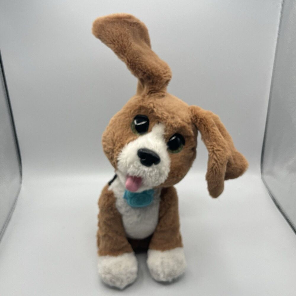 Hasbro FurReal Chatty Charlie The Barkin' Beagle Dog Toy Plush Talks "TESTED"